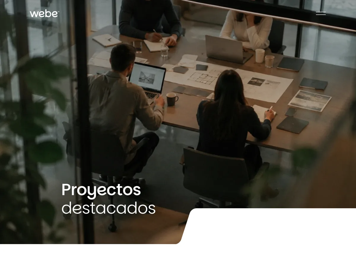 WEBE - Portafolio de proyectos de equipamiento de oficinas